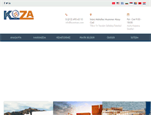 Tablet Screenshot of kozatrans.com